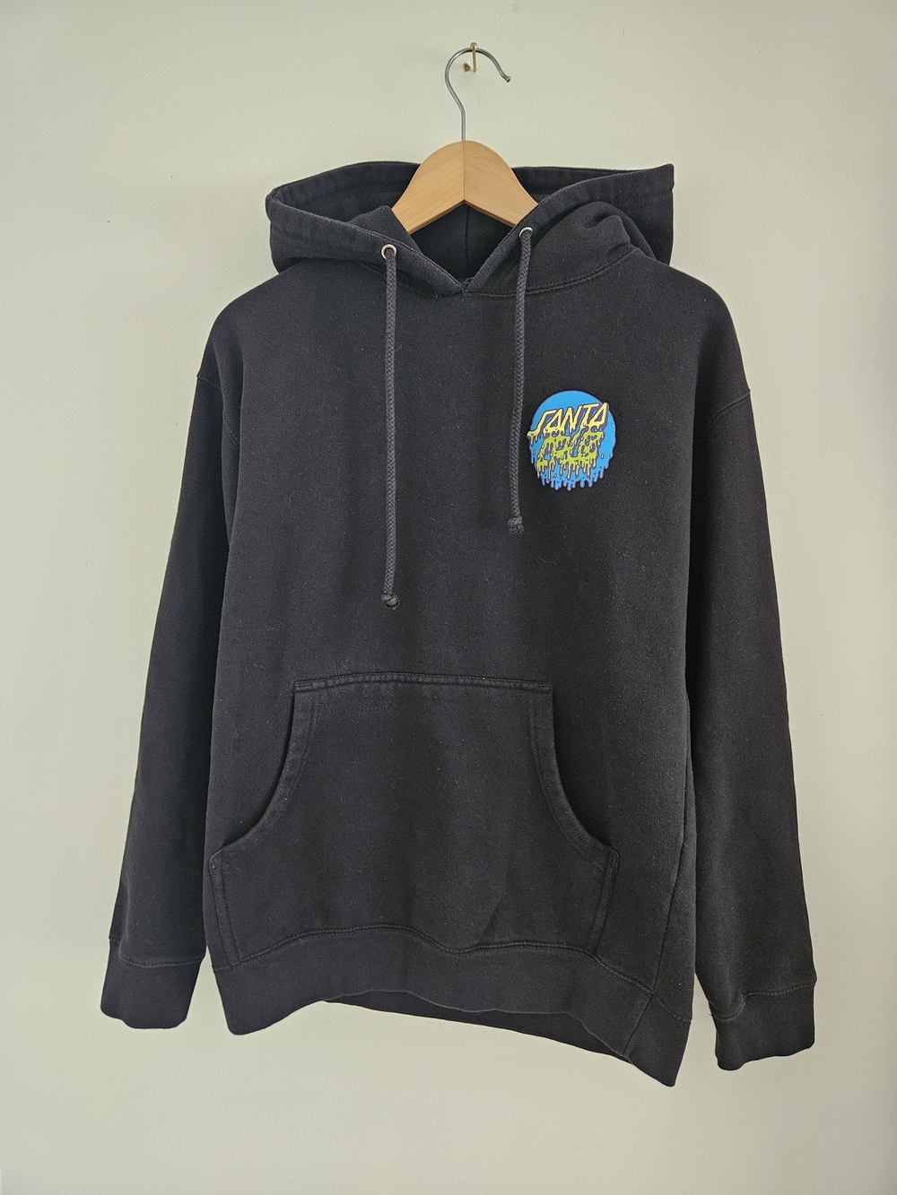 Santa Cruz Skateboards Pullover Hoodie Mens Small Slime Graphic